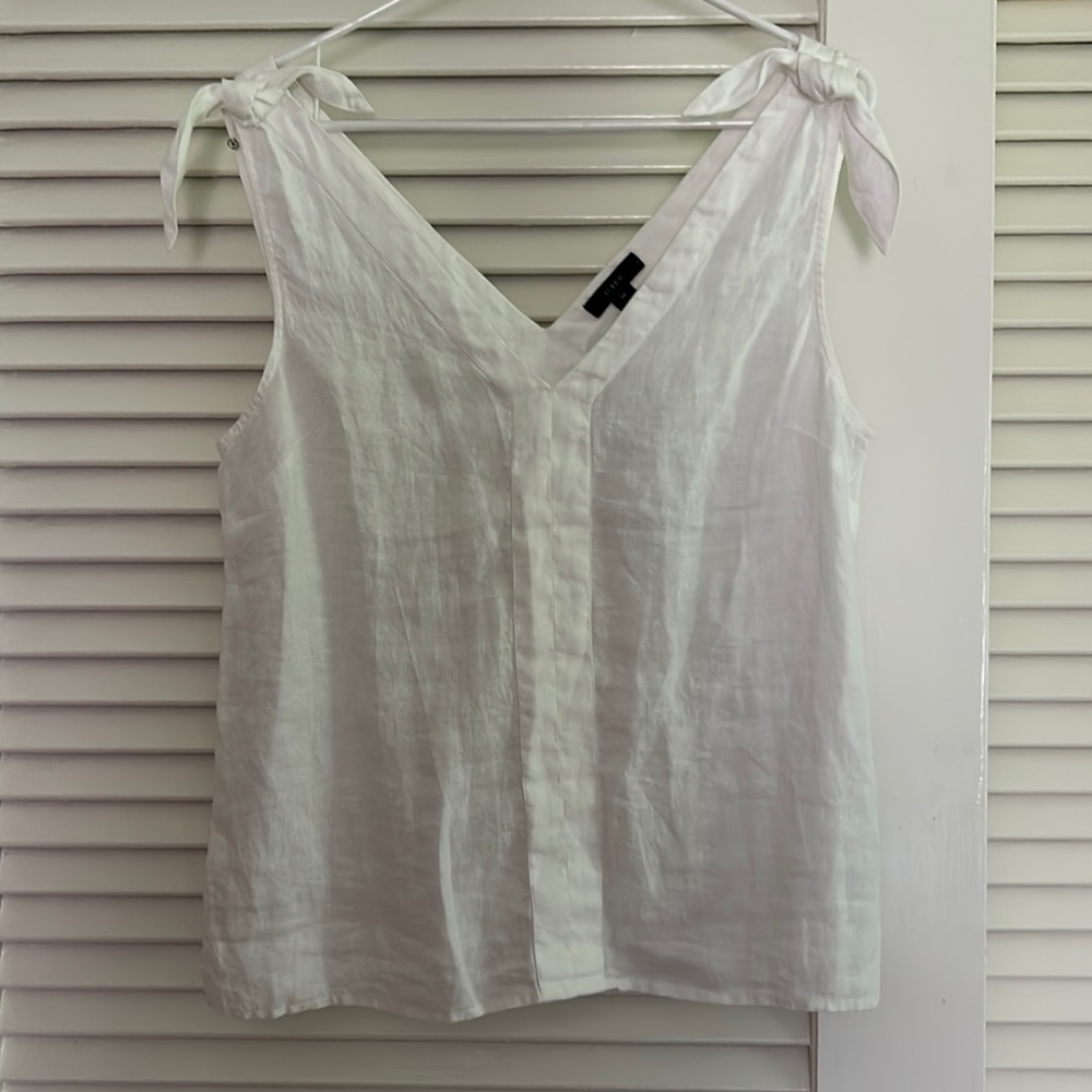 NWT Jcrew linen sleeveless top size M